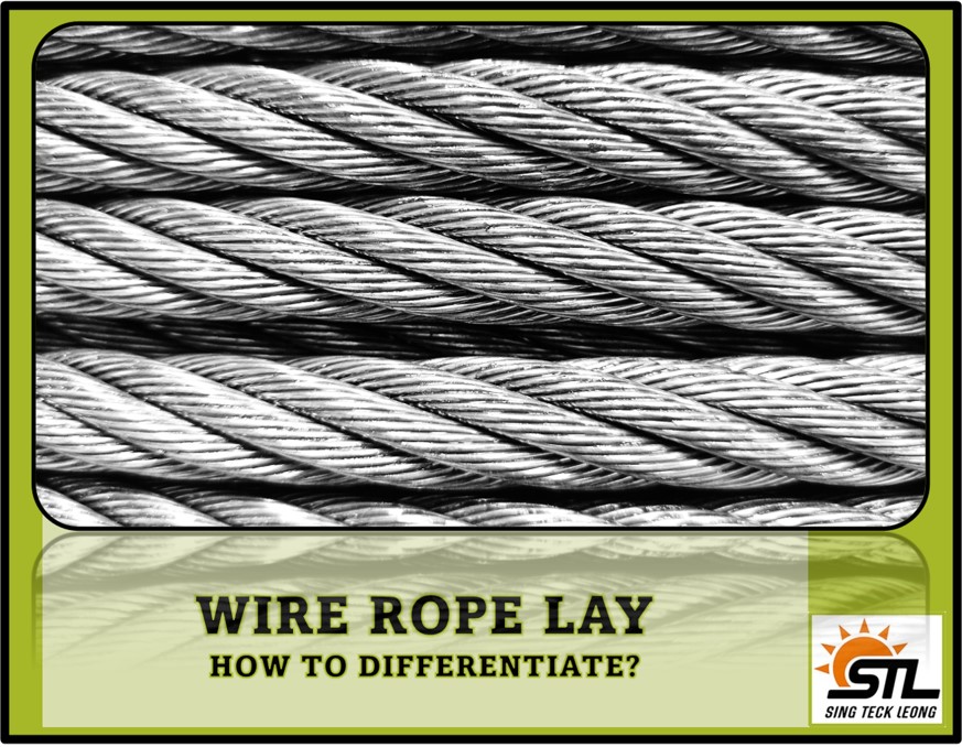 How to differentiate wire rope lay types